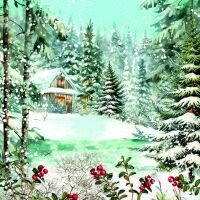 Weihnachten Servietten 33x33 cm 3-lagig 20 Stück...