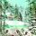 Weihnachten Servietten 33x33 cm 3-lagig 20 Stück Cabin in the woods FSC Mix  Berghütte im Wald bei Schnee