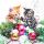Weihnachten Servietten 33x33 cm 3-lagig 20 Stück Adorable kittens FSC Mix  Katzen Kitten mit Kugeln