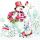 Weihnachten Servietten 33x33 cm 3-lagig 20 Stück Sporty snowmen FSC Mix  Schneeman Skifahren Rodeln