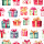Weihnachten Servietten 33x33 cm 3-lagig 20 Stück Gift boxes FSC Mix  Geschenke Sterne