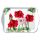 Weihnachten Tablett 13 x 21 cm Blooming amaryllis white  Amaryllis Ritterstern weiß