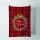 A Weihnachten Geschirrtuch 50 x 70 cm Christmas plaid red  Merry Christmas Kranz Karo