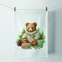 Weihnachten Geschirrtuch 50 x 70 cm Cuddle bear  Bär...