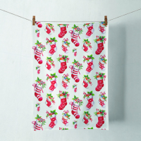 Weihnachten Geschirrtuch 50 x 70 cm X-Mas stockings white...
