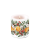 Weihnachten Kerze klein Ø 7,5 cm x 9 cm Winter oranges  Orangen Ilex Weihnachtskranz