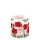 Weihnachten Kerze klein Ø 7,5 cm x 9 cm Blooming amaryllis white  Amaryllis Ritterstern weiß