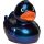 Ente metallic blau unifarbene Ente Quietscheente Badeente ca. 8 cm gross