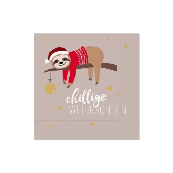 Eine Serviette für Dich 33x33 20 Stück pro Packung Chiller