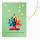 Grußkarte Happy Soul Yoga mit Halskette Edelstahl Gold und Umschlag Engelsrufer Take time to make your soul happy