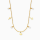 Grußkarte Faith Love Hope mit Halskette Edelstahl Gold und Umschlag Engelsrufer believe in you