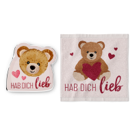Magisches Handtuch 30x30 Teddy