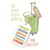 Abschied DIN-A4 XXL große Karte mit Umschlag Zum...