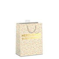 6 Geschenktaschen A5-Format Medium Punkte Herzlichen...