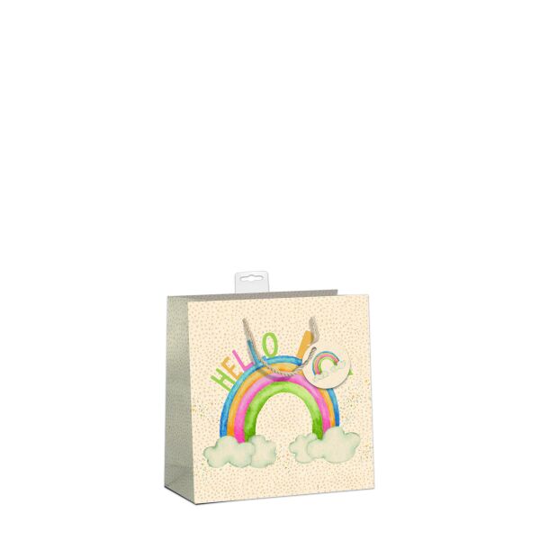 6 Geschenktaschen Small CD-Format  Baby Geburt Hello Baby UVP € 15 pro Tüte € 2,50 Zuckerrohrpapier Bundle Set Geschenktüten
