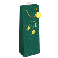 6 Geschenktaschen Flaschenformat Bottle Flüssiges Glück UVP € 17,70 pro Tüte € 2,95 Bundle Set Geschenktüten