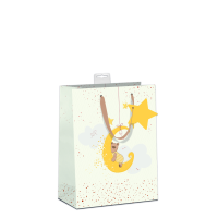 6 Geschenktaschen A5-Format Medium Baby Sterne Mond UVP...