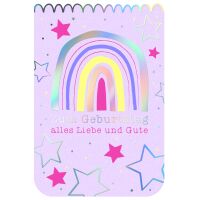 Geburtstag Alles Liebe und Gute regenbogen...