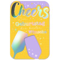 Geburtstag Beste Wünsche Cheers Sektgläser...