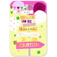 Geburtstag Viel Glück Wegweiser...