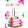 Geburtstag Alles Liebe Torte Glückwunschkarte mit Umschlag