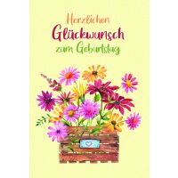 Geburtstag Herzlichen Glückwunsch Blumenkiste...