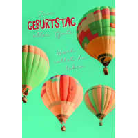 Geburtstag Hoch sollst du leben Heißluftballons...