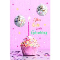 Geburtstag Alles Gute Diskokugel Törtchen...