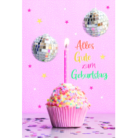 Geburtstag Alles Gute Diskokugel Törtchen...