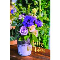 Geburtstag Happy Birthday Blumenvase...