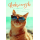 Geburtstag Glückwunsch Katze mit Sonnenbrille Glückwunschkarte mit Umschlag