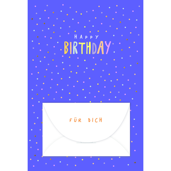 Express Yourself Geldkarte 'Happy Birthday 16' – Mit Umschlag, Innen Blanko Zum Geld Verschenken