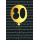 80. Geburtstag schwarz-gold Zahl in Luftballon Goldfolie Glückwunschkarte mit Umschlag