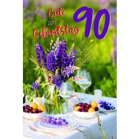 90. Geburtstag Sommer auf dem Land Alles Gute gedeckter...