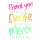 Danke Thank you Merci Grazie Dank je wel Tak Merci Glückwunschkarte mit Umschlag