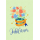 A Jubiläum Herzlichen Glückwunsch Blumen Glückwunschkarte mit Umschlag