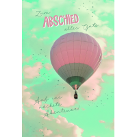 Abschied Alles Gute Heißluftballon Auf ins...