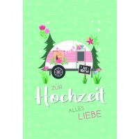 Hochzeit Alles Liebe Wohnwagen Just Married...