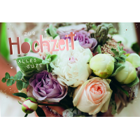 Hochzeit Alles Gute Blumen Glückwunschkarte mit...