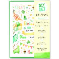 Einladungen Kindergeburtstag DIY Set 5 Postkarten 5...