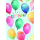 Geburtstag große A4 XXL Karte mit Umschlag Happy Birthday Luftballons