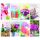 100-er Kasten Geburtstag 10x18cm Blumen Kerzen 100 Karten mit Umschlägen Set Bundle UVP € 150