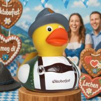 Oktoberfest Quietscheente Tracht Badeente ca. 8 cm gross...