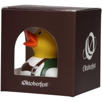 Oktoberfest Quietscheente Tracht Badeente ca. 8 cm gross München Lederhose