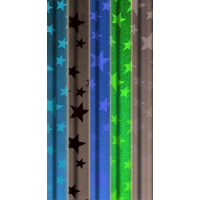 Weihnachten Sortiment Geschenkpapier Shimmering Stars 25...