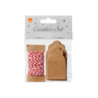 Geschenkanhänger blanko Creative-Set 30 Stück +...