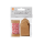 Geschenkanhänger blanko Creative-Set 30 Stück + Kordel 6m Bastelset naturbraun-rot