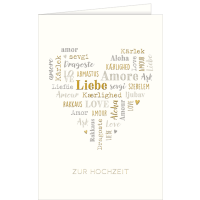 Hochzeit Vermählung Glückwunschkarte mit...