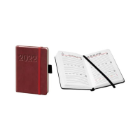 Kalender 2027 V-Book Buchkalender A6 Hardcover schwarz mit goldenen Blumen UVP: 11,49