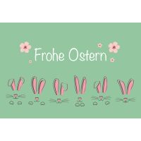 Ostern unverpackte Glückwunschkarte mit Umschlag...